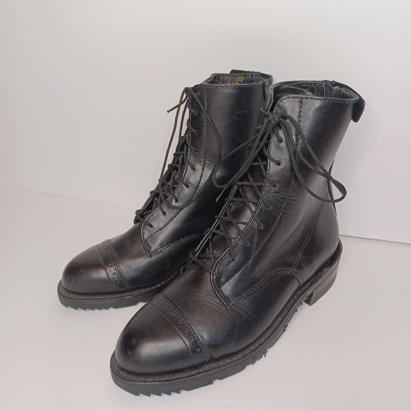 Grand Prix Women's size 6 Black Leather Equestrian Riding Boots - Picture 8 of 13